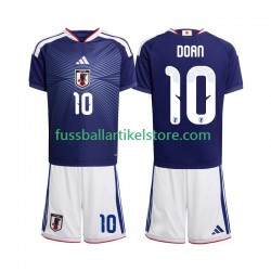 Japan Heimausrüstung Ritsu Doan 10 World Cup 2026 Kinder Set(Trikot und Hose) S/S