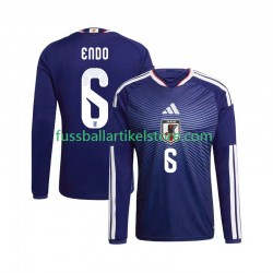 Japan Heimausrüstung Wataru Endo 6 World Cup 2026 Herren Trikot L/S