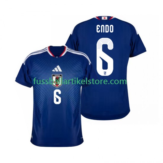 Japan Heimausrüstung Wataru Endo 6 World Cup 2026 Herren Trikot S/S