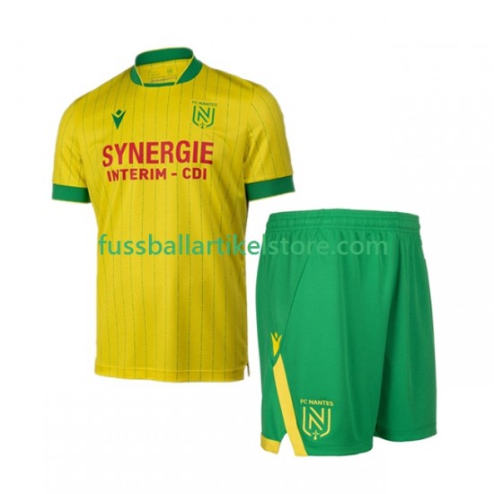 Heimausrüstung Nante 2025-2026 Kinder Set(Trikot und Hose) S/S