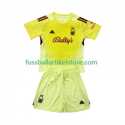 Nottingham Forest Heimausrüstung Torwart 2025-2026 Kinder Set(Trikot und Hose) S/S