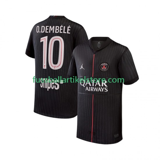 Paris Saint-Germain Viertesausrüstung Ousmane Dembele 10 2025-2026 Herren Trikot S/S