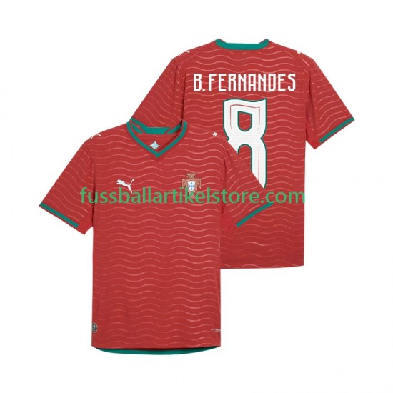 Portugal Heimausrüstung Bruno Fernandes 8 World Cup 2026 Herren Trikot S/S