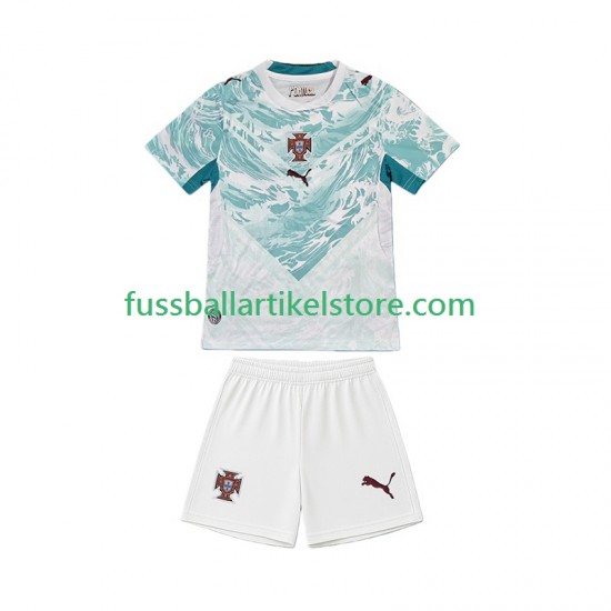 Portugal Auswärtsausrüstung World Cup 2026 Kinder Set(Trikot und Hose) S/S