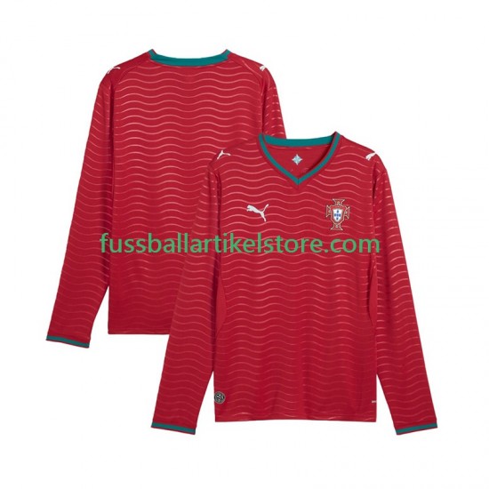 Portugal Heimausrüstung World Cup 2026 Herren Trikot L/S