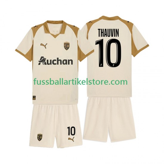 RC Lens Ausweichausrüstung Florian Thauvin 10 2025-2026 Kinder Set(Trikot und Hose) S/S