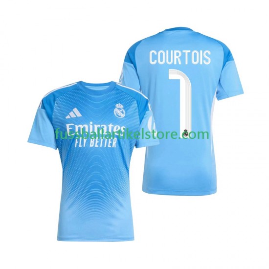 Real Madrid Heimausrüstung Torwart Thibaut Courtois 1 2025-2026 Herren Trikot S/S