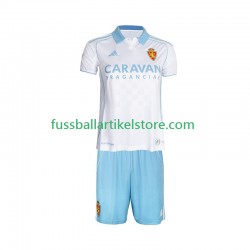Real Zaragoza Heimausrüstung 2025-2026 Kinder Set(Trikot und Hose) S/S