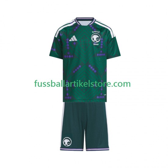 Saudi-Arabien Heimausrüstung World Cup 2026 Kinder Set(Trikot und Hose) S/S