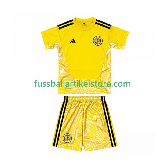 Schottland Heimausrüstung Torwart 2026 Kinder Set(Trikot und Hose) S/S