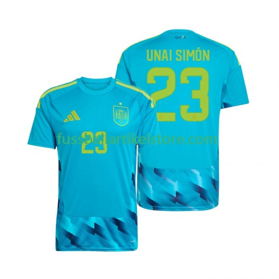 Spanien Heimausrüstung Torwart Unai Simon 23 World Cup 2026 Herren Trikot S/S