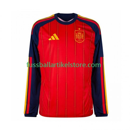 Spanien Heimausrüstung World Cup 2026 Herren Trikot L/S