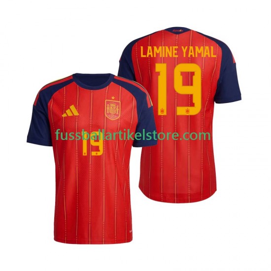 Spanien Heimausrüstung Lamine Yamal 19 World Cup 2026 Herren Trikot S/S