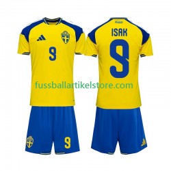Schweden Heimausrüstung Alexander Isak 9 2026 Kinder Set(Trikot und Hose) S/S