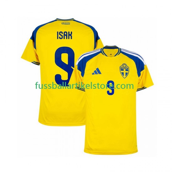 Schweden Heimausrüstung Isak 9 2026 Herren Trikot S/S