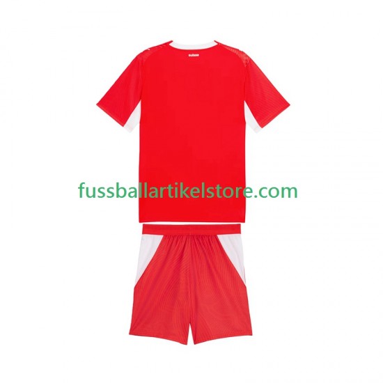 Schweiz Heimausrüstung World Cup 2026 Kinder Set(Trikot und Hose) S/S