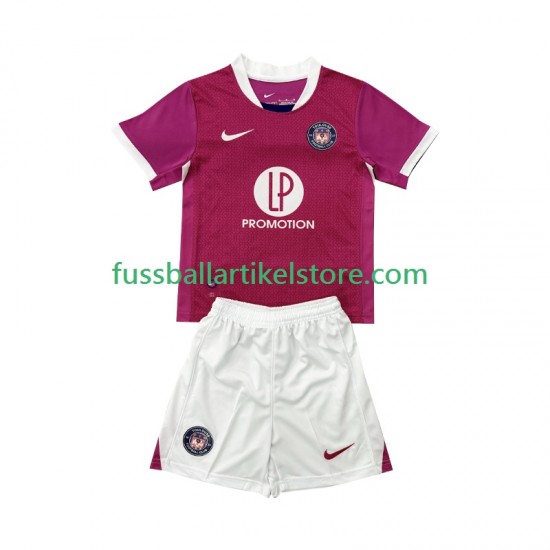 Auswärtsausrüstung Toulouse 2025-2026 Kinder Set(Trikot und Hose) S/S