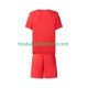 Tunesien Heimausrüstung 2025 Kinder Set(Trikot und Hose) S/S