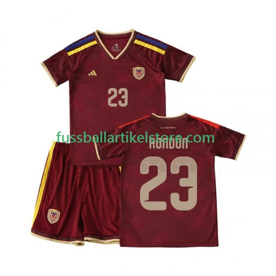 Venezuela Heimausrüstung Salomon Rondon 23 2026 Kinder Set(Trikot und Hose) S/S
