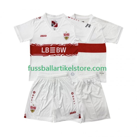 VfB Stuttgart Heimausrüstung 2025-2026 Kinder Set(Trikot und Hose) S/S