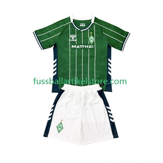 Heimausrüstung Werder Bremen 2025-2026 Kinder Set(Trikot und Hose) S/S