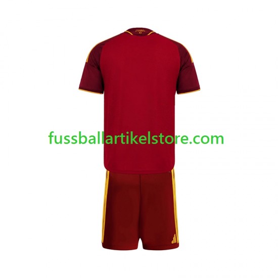 AS Rom Heimausrüstung 2026-2027 Kinder Set(Trikot und Hose) S/S