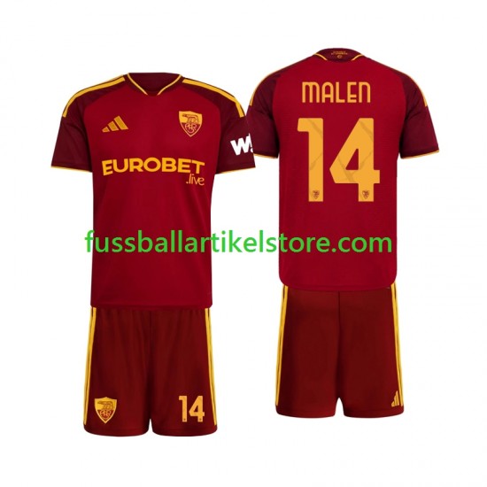AS Rom Heimausrüstung Donyell Malen 14 2026-2027 Kinder Set(Trikot und Hose) S/S