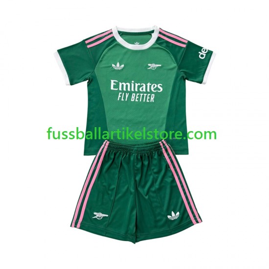Arsenal Ausweichausrüstung Torwart 2026-2027 Kinder Set(Trikot und Hose) S/S