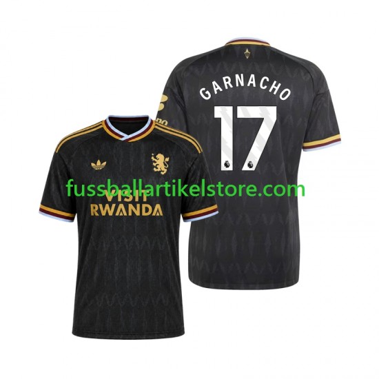 Aston Villa Auswärtsausrüstung Alejandro Garnacho 17 2026-2027 Herren Trikot S/S