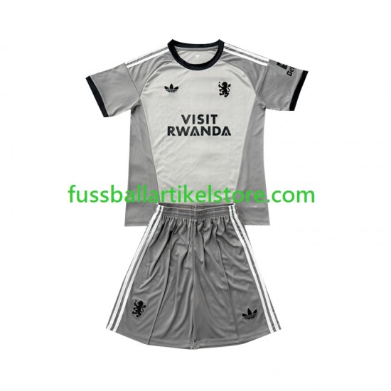 Aston Villa Viertesausrüstung Torwart 2026-2027 Kinder Set(Trikot und Hose) S/S