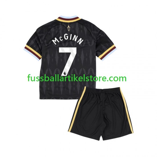 Aston Villa Auswärtsausrüstung John McGinn 7 2026-2027 Kinder Set(Trikot und Hose) S/S