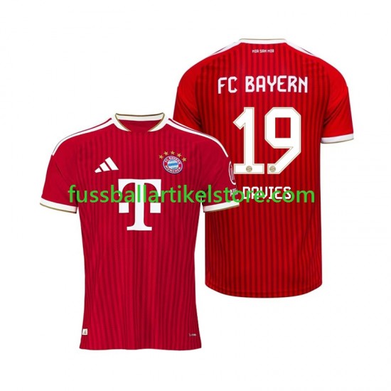 FC Bayern München Heimausrüstung Alphonso Davies 19 2026-2027 Herren Trikot S/S