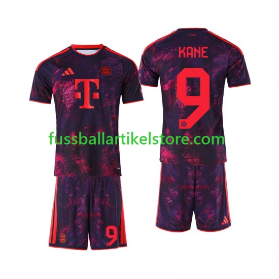 FC Bayern München Ausweichausrüstung Harry Kane 9 2026-2027 Kinder Set(Trikot und Hose) S/S