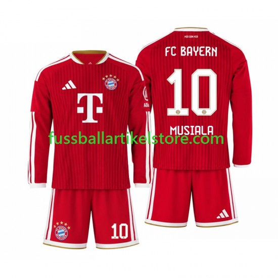 FC Bayern München Heimausrüstung Jamal Musiala 10 2026-2027 Kinder Set(Trikot und Hose) L/S