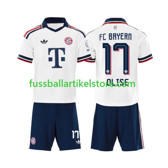 FC Bayern München Auswärtsausrüstung Michael Olise 17 2026-2027 Kinder Set(Trikot und Hose) S/S