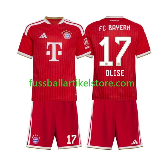 FC Bayern München Heimausrüstung Michael Olise 17 2026-2027 Kinder Set(Trikot und Hose) S/S