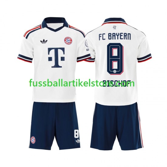 FC Bayern München Auswärtsausrüstung Tom Bischof 8 2026-2027 Kinder Set(Trikot und Hose) S/S