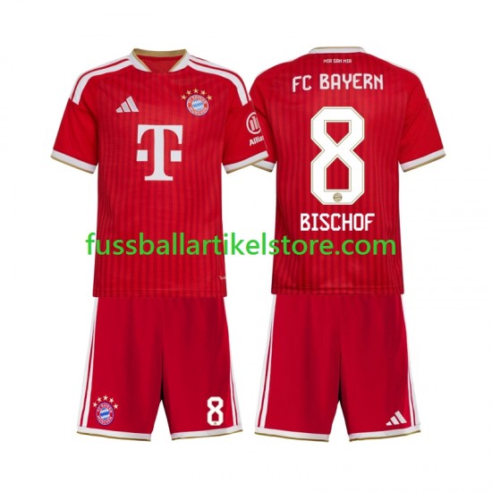 FC Bayern München Heimausrüstung Tom Bischof 8 2026-2027 Kinder Set(Trikot und Hose) S/S