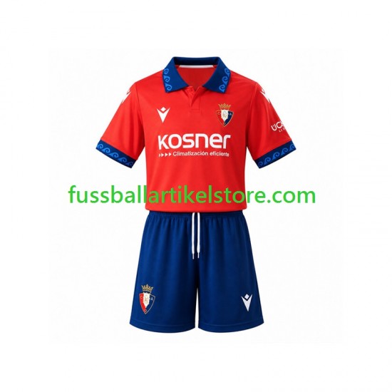 CA Osasuna Heimausrüstung 2026-2027 Kinder Set(Trikot und Hose) S/S