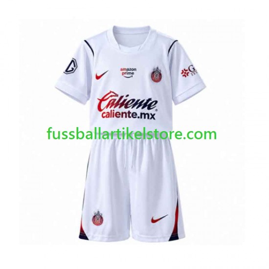 Deportivo Guadalajara Auswärtsausrüstung 2026-2027 Kinder Set(Trikot und Hose) S/S