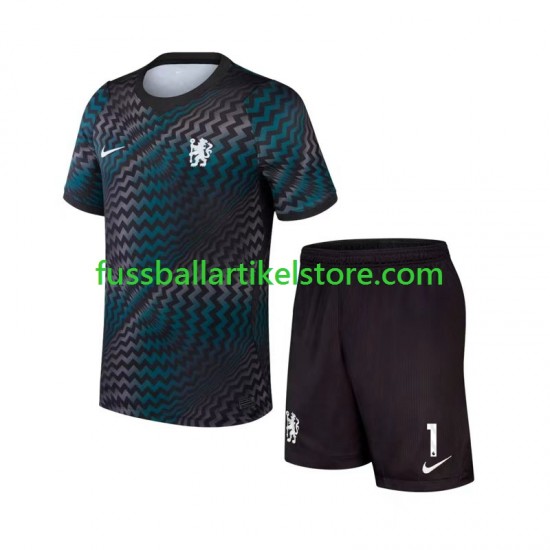Chelsea Heimausrüstung Torwart Emiliano Martinez 1 2026-2027 Kinder Set(Trikot und Hose) S/S