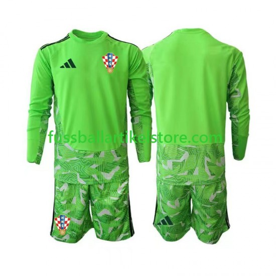 Kroatien Heimausrüstung Torwart 2026-2027 Kinder Set(Trikot und Hose) L/S