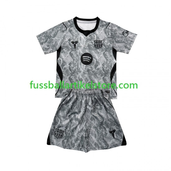 FC Barcelona Auswärtsausrüstung Torwart 2026-2027 Kinder Set(Trikot und Hose) S/S