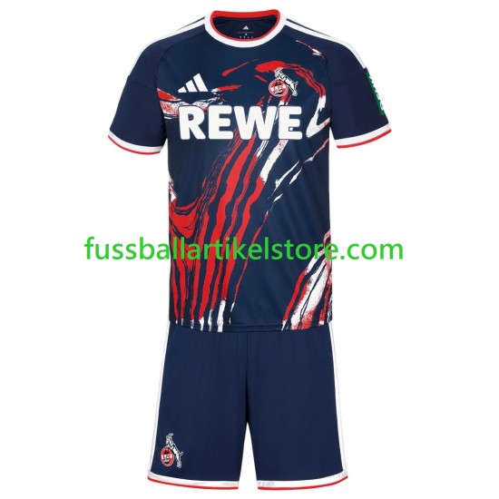 FC Köln Auswärtsausrüstung 2026-2027 Kinder Set(Trikot und Hose) S/S