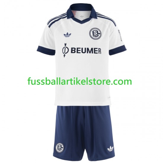 FC Schalke 04 Auswärtsausrüstung 2026-2027 Kinder Set(Trikot und Hose) S/S