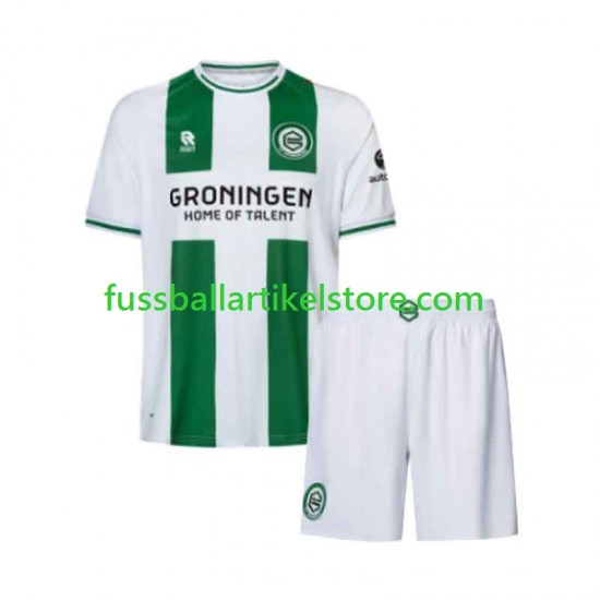 Heimausrüstung Groningen 2026-2027 Kinder Set(Trikot und Hose) S/S