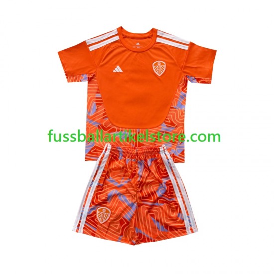 Leeds United Viertesausrüstung Torwart 2026-2027 Kinder Set(Trikot und Hose) S/S