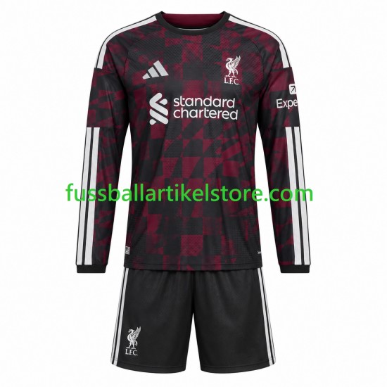Liverpool Ausweichausrüstung 2026-2027 Kinder Set(Trikot und Hose) L/S