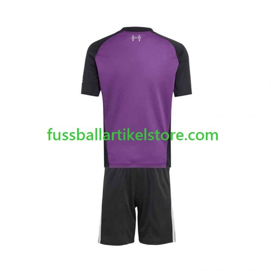 Liverpool Auswärtsausrüstung Torwart 2026-2027 Kinder Set(Trikot und Hose) S/S