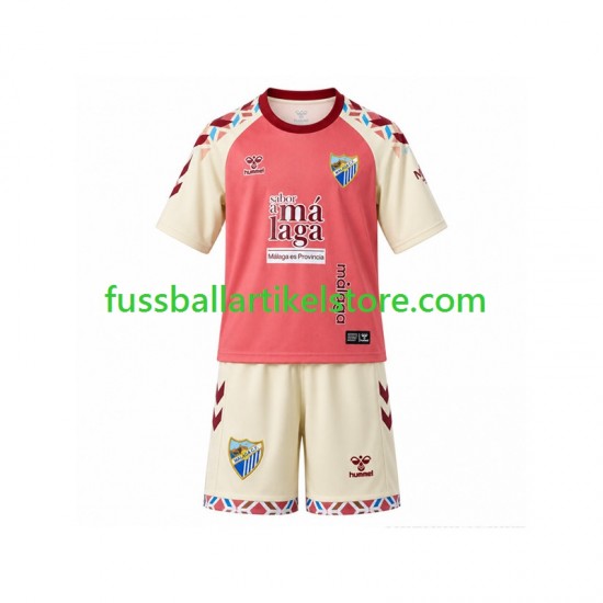Málaga CF Auswärtsausrüstung 2026-2027 Kinder Set(Trikot und Hose) S/S